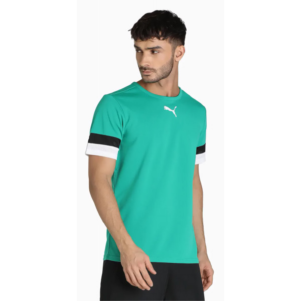 Футболка чоловіча спортивна Puma teamRISE Jersey зелений 704932-05