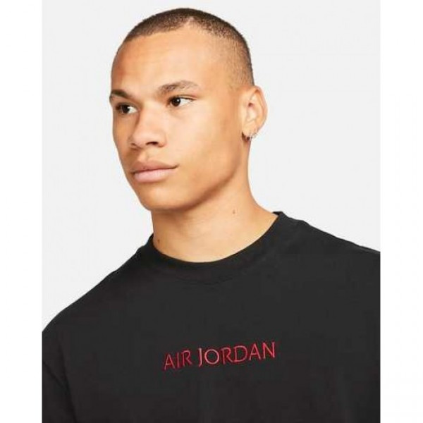 Футболка чоловіча Air Jordan Embroidered Logo Black Do6098-010