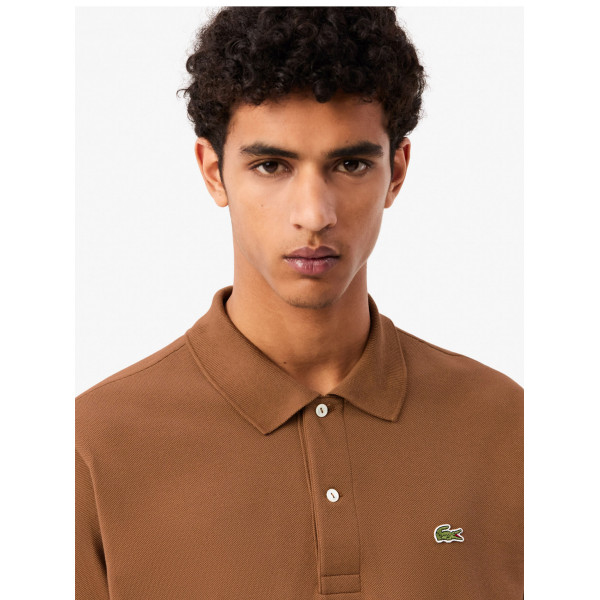 Футболка поло чоловіче Lacoste Original L.12.12 Brown L1212SIX 