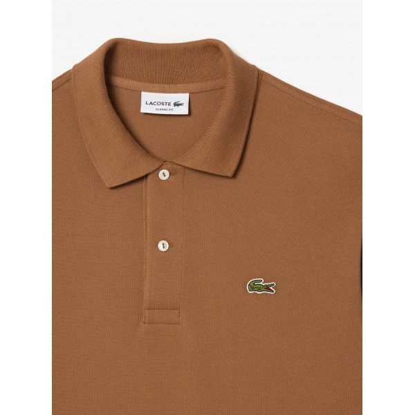 Футболка поло чоловіче Lacoste Original L.12.12 Brown L1212SIX 