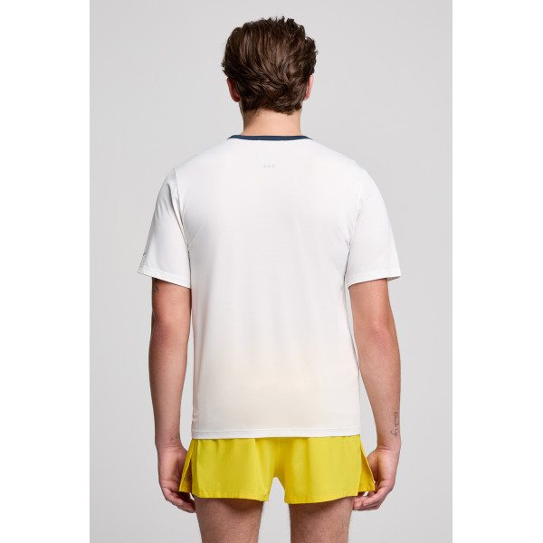 Футболка чоловіча Saucony STOPWATCH GRAPHIC SHORT SLEEVE SAM800378-WHS4