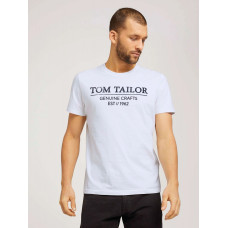 Футболка чоловіча 1021229-20000 Tom Tailor  Білий 