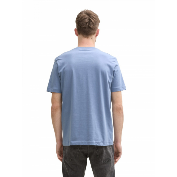 Футболка LOGO TEE MEN'S T-SHIRT 1037735-37533 Tom Tailor L Блакитний