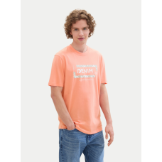 Футболка T-Shirt mit 1042057ХХ21237 Tom Tailor L Кораловий