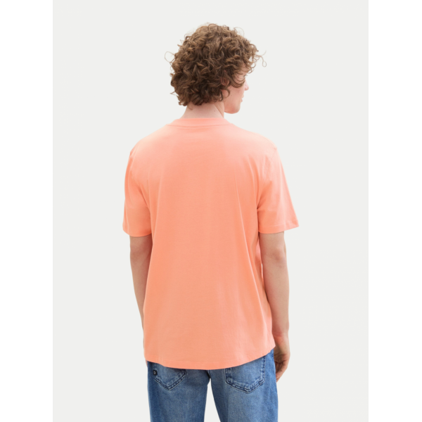 Футболка T-Shirt mit 1042057ХХ21237 Tom Tailor L Кораловий