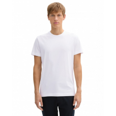 Футболка Slim fit T-shirt with stretch 1045626-20000 Tom Tailor L Білий