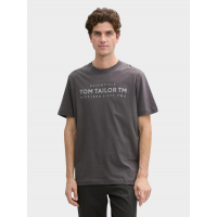 Футболка MEN'S T-SHIRT 1045631-10899 Tom Tailor L Темно-сірий