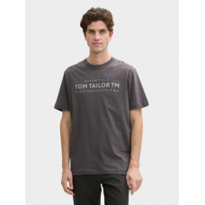 Футболка MEN'S T-SHIRT 1045631-10899 Tom Tailor L Темно-сірий