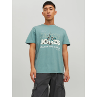 Футболка чоловіча JCOHUNT TEE SS CREW NECK LN 12228391-Trellis Jack&Jones  Блакитний