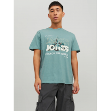 Футболка чоловіча JCOHUNT TEE SS CREW NECK LN 12228391-Trellis Jack&Jones  Блакитний