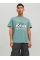 Футболка чоловіча JCOHUNT TEE SS CREW NECK LN 12228391-Trellis Jack&Jones  Блакитний