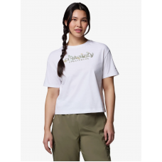 Футболка Rolling Bend™ Graphic Relaxed Crop SS 2119991CLB-100 Columbia L (48) Білий