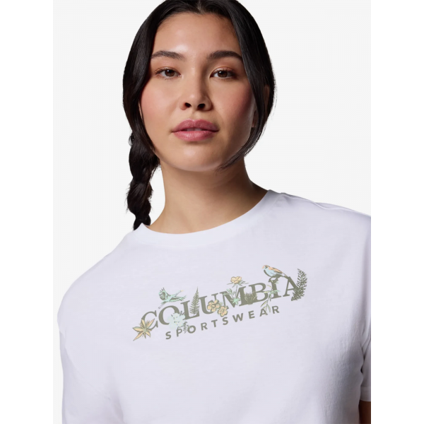 Футболка Rolling Bend™ Graphic Relaxed Crop SS 2119991CLB-100 Columbia L (48) Білий