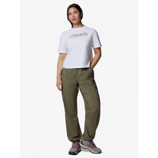 Футболка Rolling Bend™ Graphic Relaxed Crop SS 2119991CLB-100 Columbia L (48) Білий