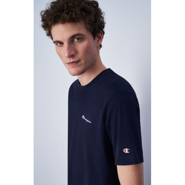 Футболка crewneck t-shirt 219838-BS501 Champion L Темно-синій