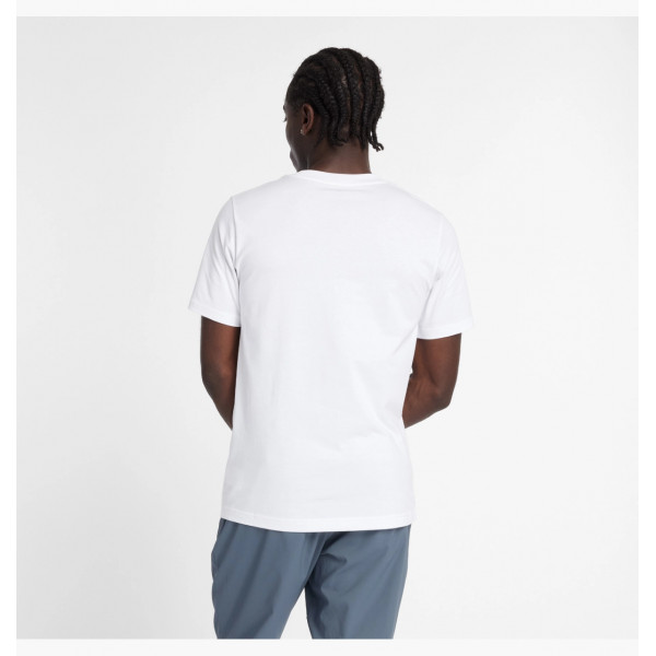 Футболка чоловіча New Balance Sport Jersey Logo White MT43906WT
