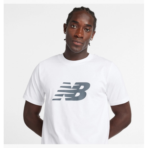 Футболка чоловіча New Balance Sport Jersey Logo White MT43906WT