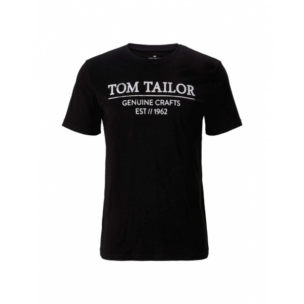 Футболка чоловіча 1021229-29999 Tom Tailor Чорний