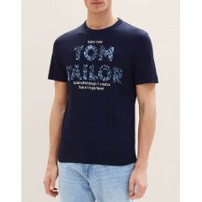 Футболка чоловіча 1036334-10668 Tom Tailor L Темно-синій
