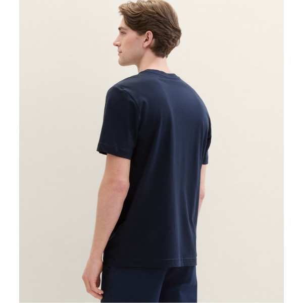Футболка LOGO TEE MEN'S T-SHIRT 1037735ХХ10302 Tom Tailor L Темно-синій