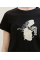 Футболка T-shirt with a print 1041569ХХ14482 Tom Tailor L Чорний