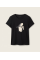 Футболка T-shirt with a print 1041569ХХ14482 Tom Tailor L Чорний