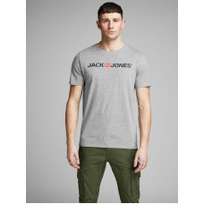 Футболка чоловіча 12137126LightGrey Jack&Jones  Сірий