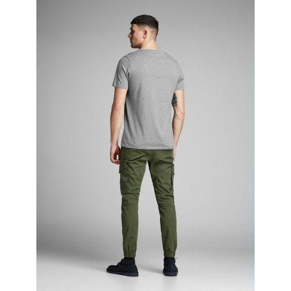 Футболка чоловіча 12137126LightGrey Jack&Jones  Сірий