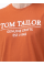 Футболка t-shirt with print 1021229-15095 Tom Tailor L Помаранчевий