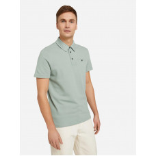 Поло structured polo with pocket 1030388XX1012960 Tom Tailor L Сірий