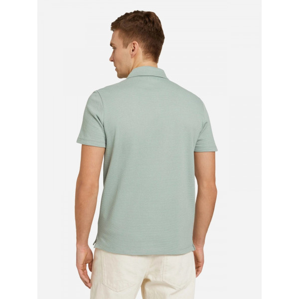 Поло structured polo with pocket 1030388XX1012960 Tom Tailor L Сірий