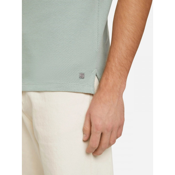 Поло structured polo with pocket 1030388XX1012960 Tom Tailor L Сірий