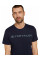 Футболка printed crewneck logo t-shirt 1030527XX1010668 Tom Tailor L Темно-синій