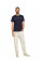 Футболка printed crewneck logo t-shirt 1030527XX1010668 Tom Tailor L Темно-синій