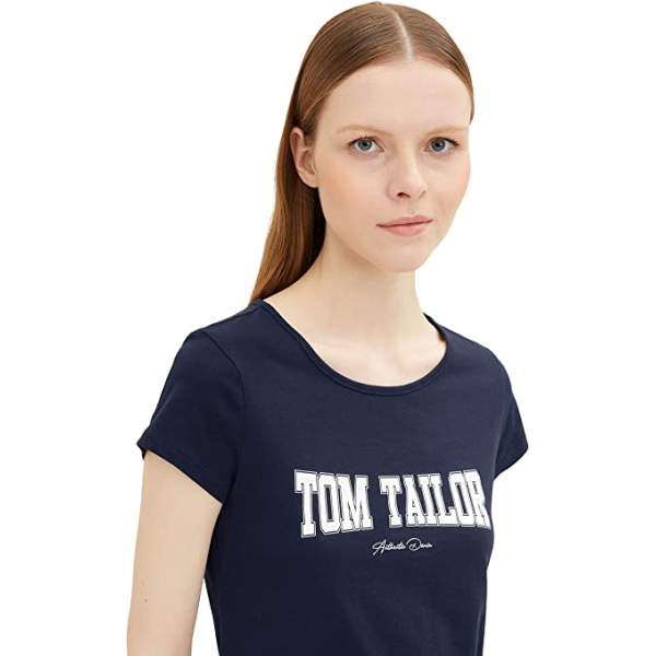 Футболка жіноча 1036934-10360 Tom Tailor  Темно-синій