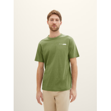 Футболка Men's Short Sleeve Shirt 1040821-21586 Tom Tailor L Зелений