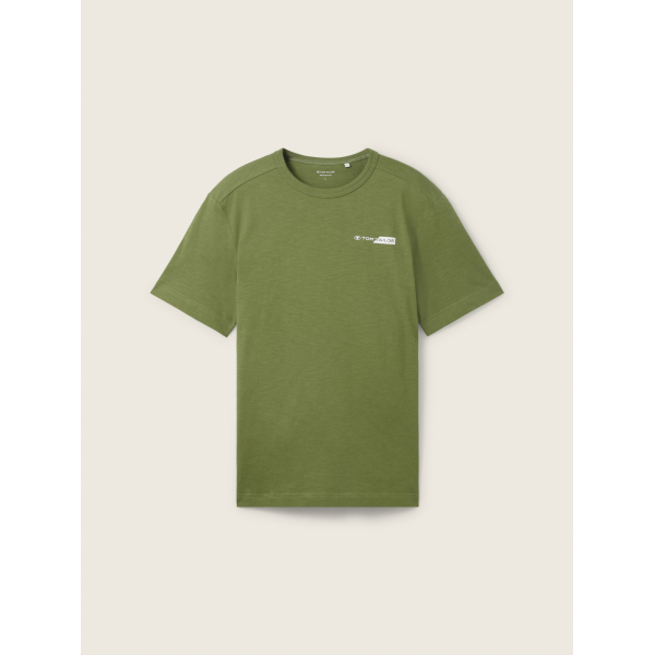 Футболка Men's Short Sleeve Shirt 1040821-21586 Tom Tailor L Зелений