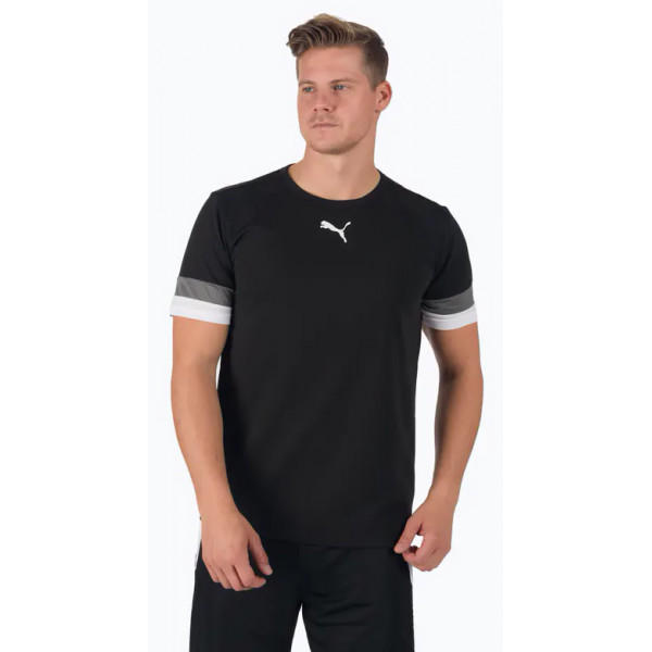 Футболка чоловіча спортивна   Puma teamRISE Jersey чорний  704932-03