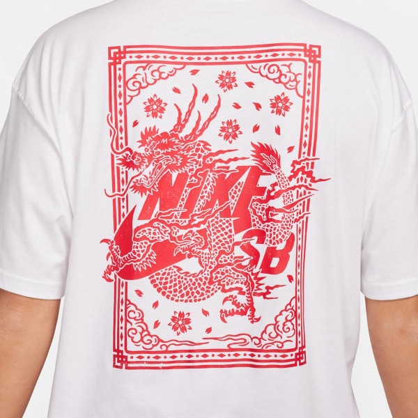Футболка чоловіча Nike Sb S90 Dragon White FQ3719-101