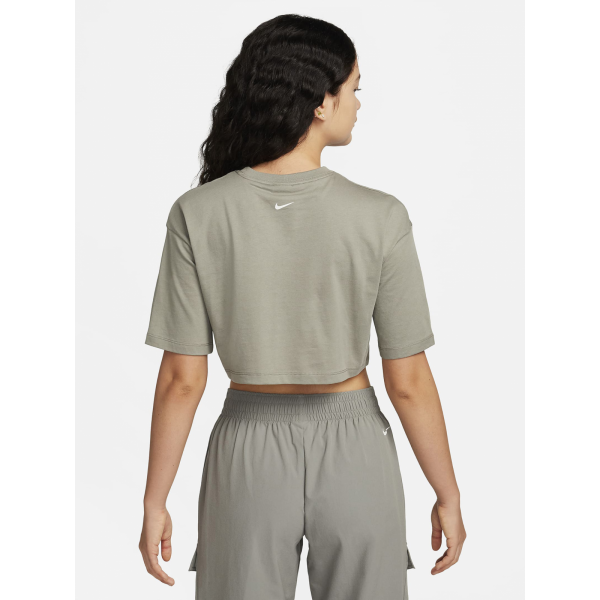 Футболка W NSW CROP TEE GLS FZ4635-053 Nike M Темно-сірий