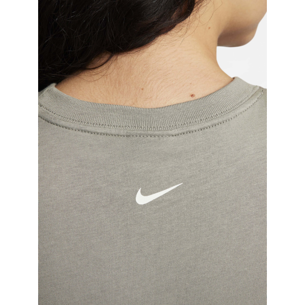 Футболка W NSW CROP TEE GLS FZ4635-053 Nike M Темно-сірий