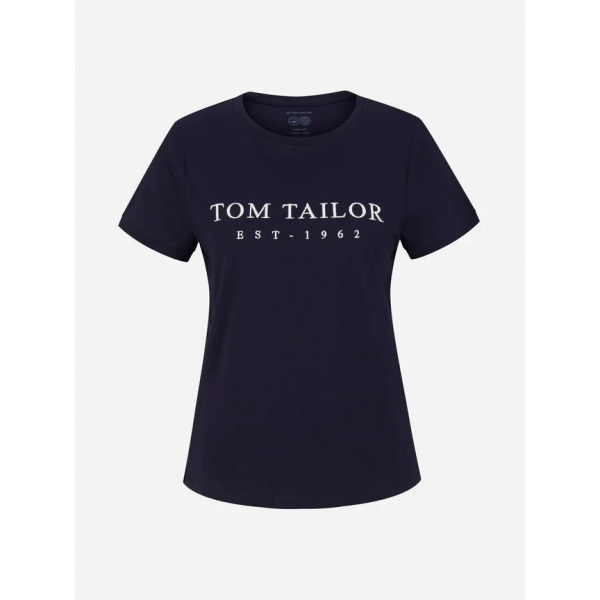 Футболка жіноча 1032702-30025 Tom Tailor Темно-синій