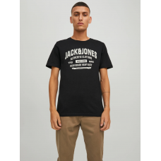 Футболка чоловіча JJEJEANS TEE SS O-NECK NOOS 22/23 12210949-Black Jack&Jones  Чорний