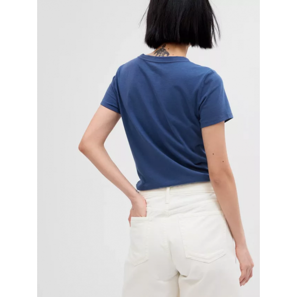 Футболка V-GAP SS CLSC TEE 268820-73 GAP M Темно-синій