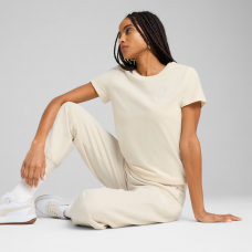 Футболка жіноча SCRIPT Tee 68498287 Puma Бежевий