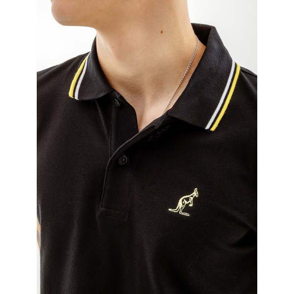 Футболка чоловіча  AUSTRALIAN 2-STRIPE PIQUE' POLO S-FIT LSUPO0004-003A