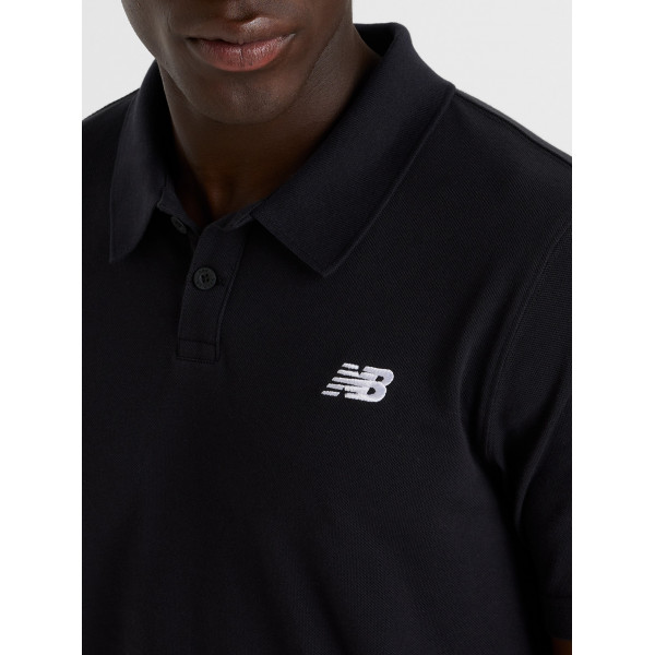 Футболка поло чоловіче New Balance Cotton Pique Brown MT51519BK L