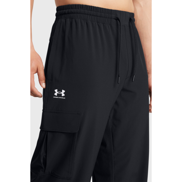 Штани спортивні UA Vibe Woven Cargo Pants 1386558-001 Under Armour L Чорний
