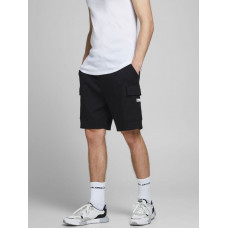 Шорти чоловічі JJIAIR CARGO SWEAT SHORTS NB 12186752 Black Jack&Jones  Чорний