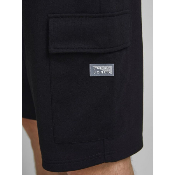 Шорти чоловічі JJIAIR CARGO SWEAT SHORTS NB 12186752 Black Jack&Jones  Чорний